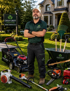 Omid, owner of Green Crest Landscaping
